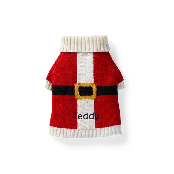 NWOT Mark & Graham Knit Santa Dog XL Sweater - Picture 1 of 4